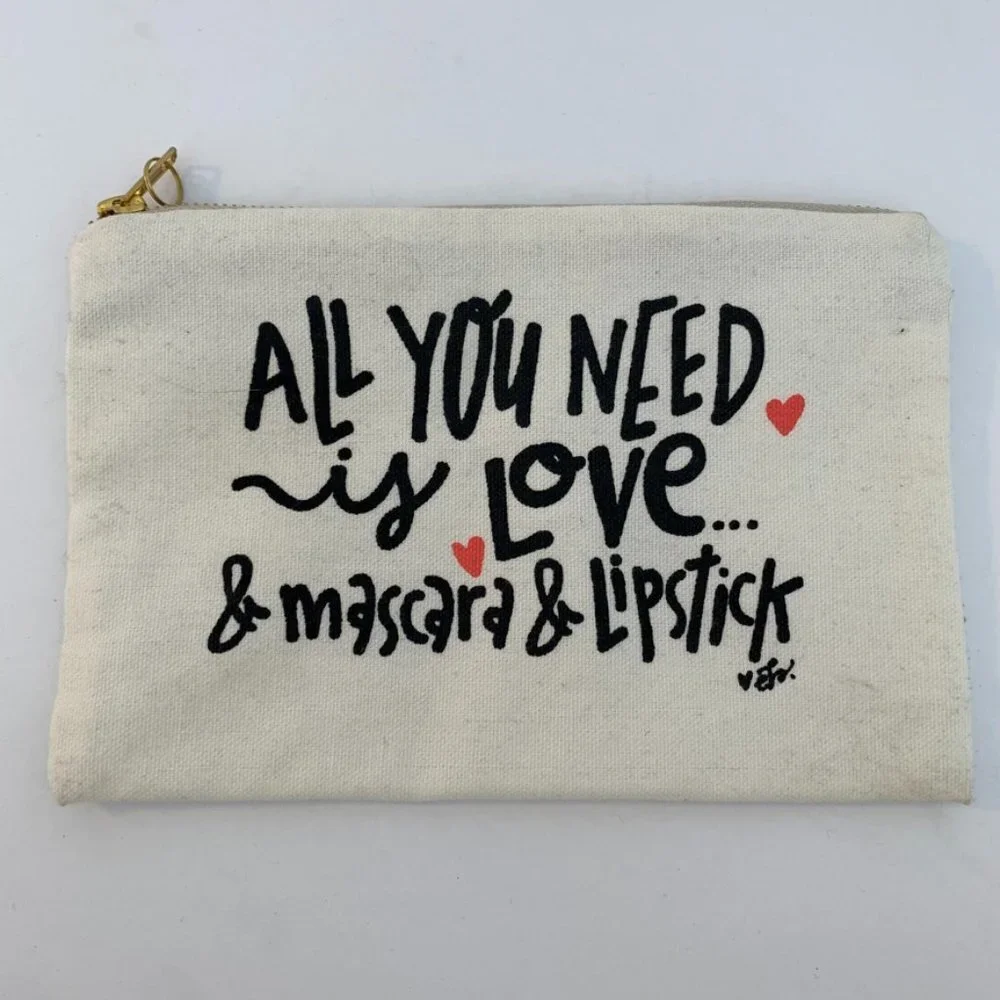 EB Cream All You Need Is Love & Mascara & Lipstick Makeup Bag